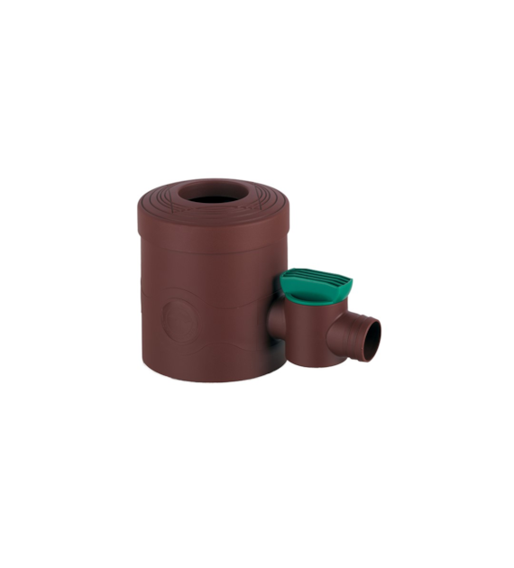 Zbieracz z filtrem i zaworem, brąz