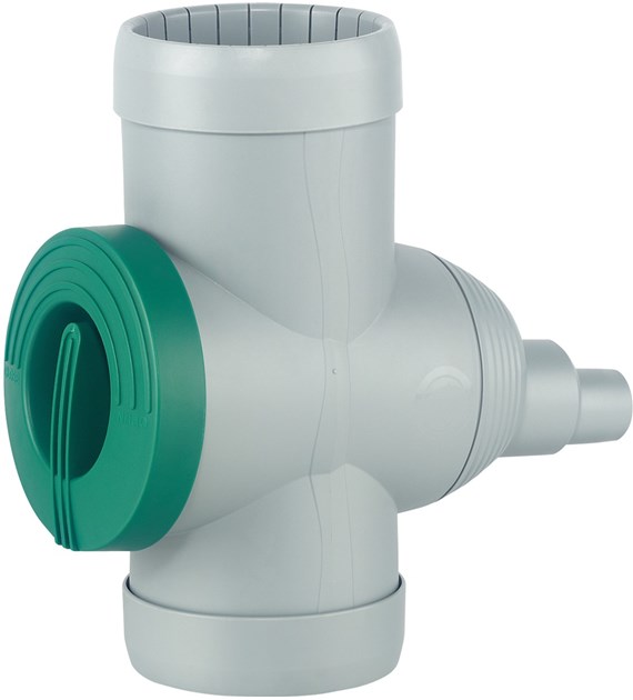 Filtr wody deszczowej, INOX szary