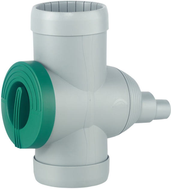 Filtr wody deszczowej, INOX szary