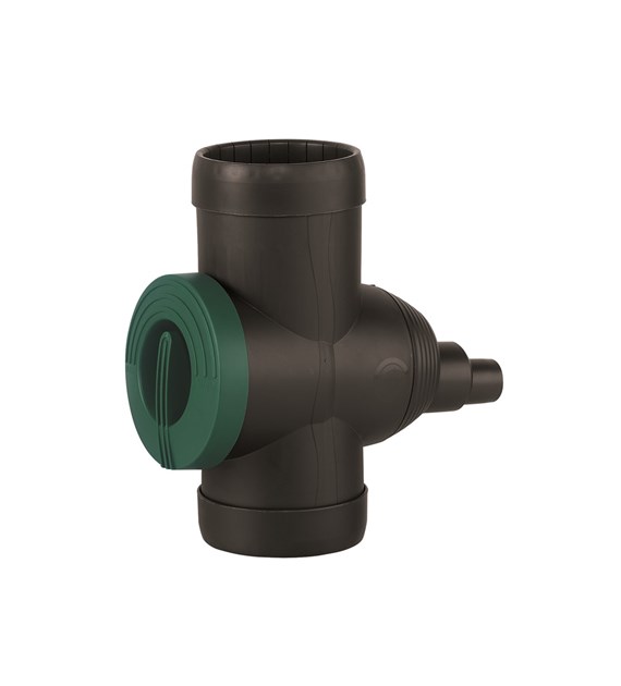 Filtr wody deszczowej, INOX czarny