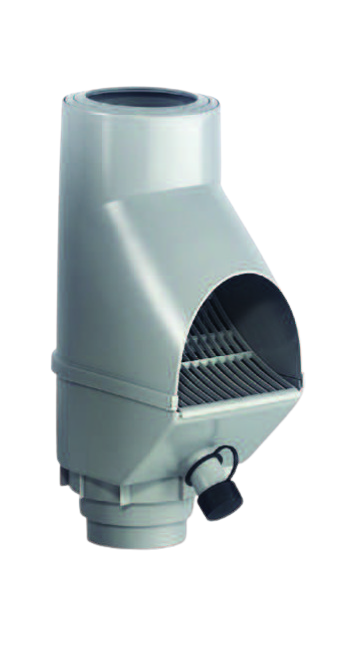 Separator liści z funkcją napełnienia, szary