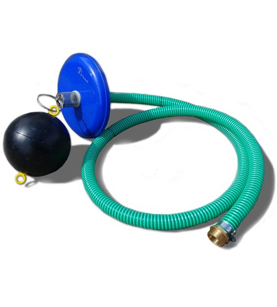 Pływający pobór do pompy z wężem 1  z talerzem - komplet