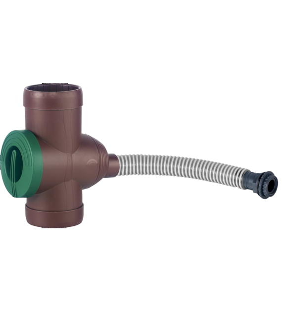 Filtr wody deszczowej INOX brąz + zestaw połączeniowy 32mm