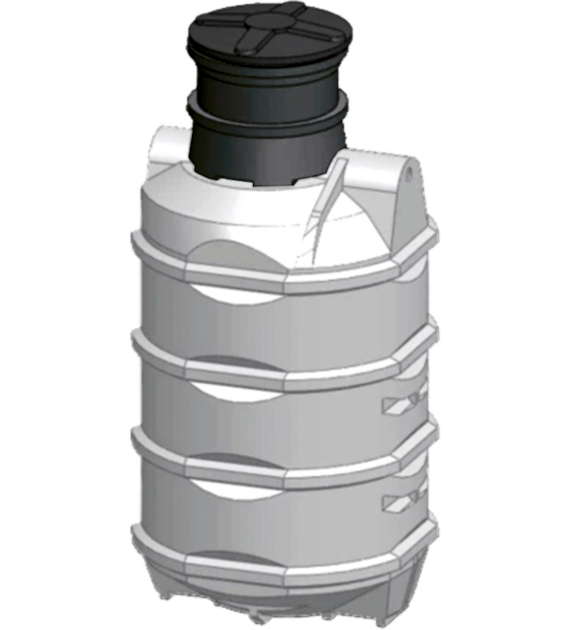 Zbiornik pionowy na wodę pitną 1150 l