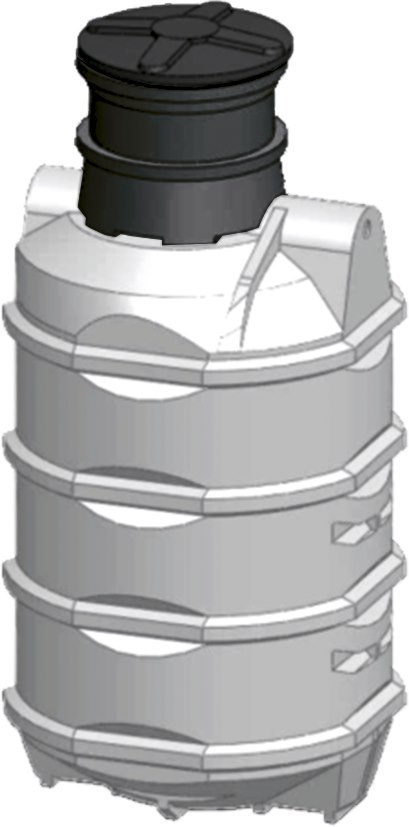 Zbiornik pionowy na wodę pitną 1150 l