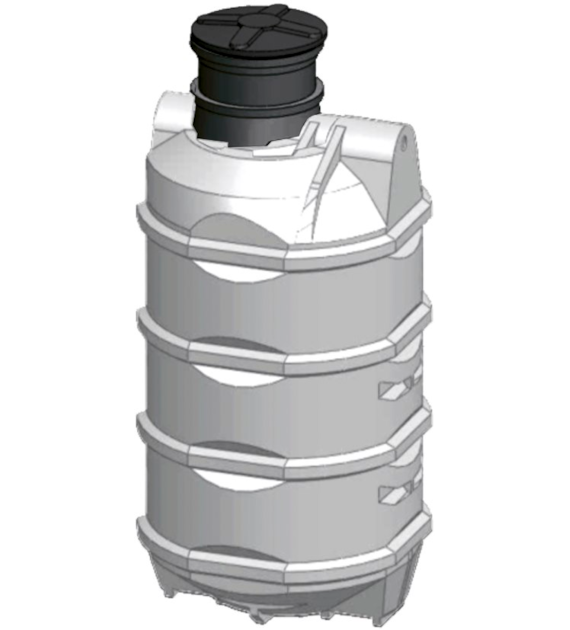 Zbiornik pionowy na wodę pitną 2050 l