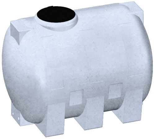 Zbiornik Cisterna 1000 granit z przepustem 2  OUTLET