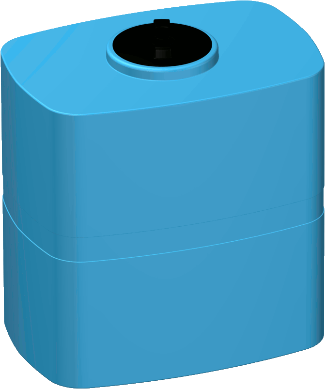 Zbiornik Box 300 niebieski