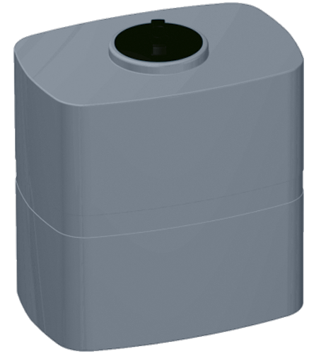 Zbiornik Box 500 szary