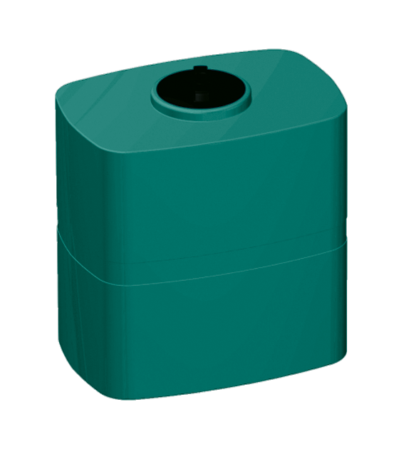 Zbiornik Box 500 zielony
