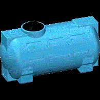 Zbiornik Cisterna 300 niebieski