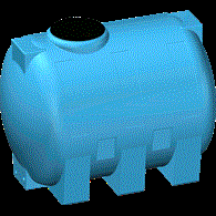 Zbiornik Cisterna 1000 niebieski