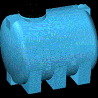 Zbiornik Cisterna 3000 niebieski