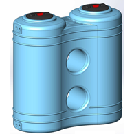 Zbiornik Jolly 1000 niebieski