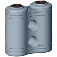 Zbiornik Jolly 1000 szary