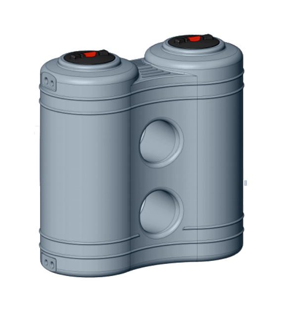 Zbiornik Jolly 1000 szary