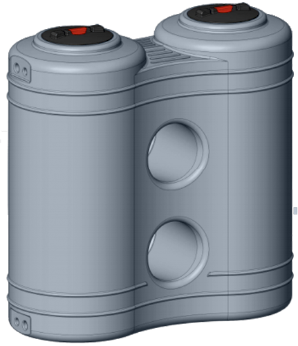 Zbiornik Jolly 1000 szary