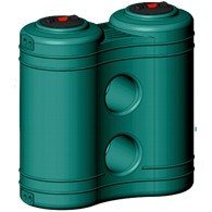 Zbiornik Jolly 1000 zielony