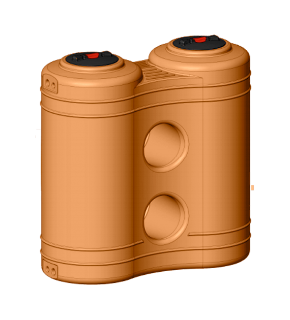 Zbiornik Jolly 1000 terakota