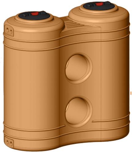 Zbiornik Jolly 1000 terakota