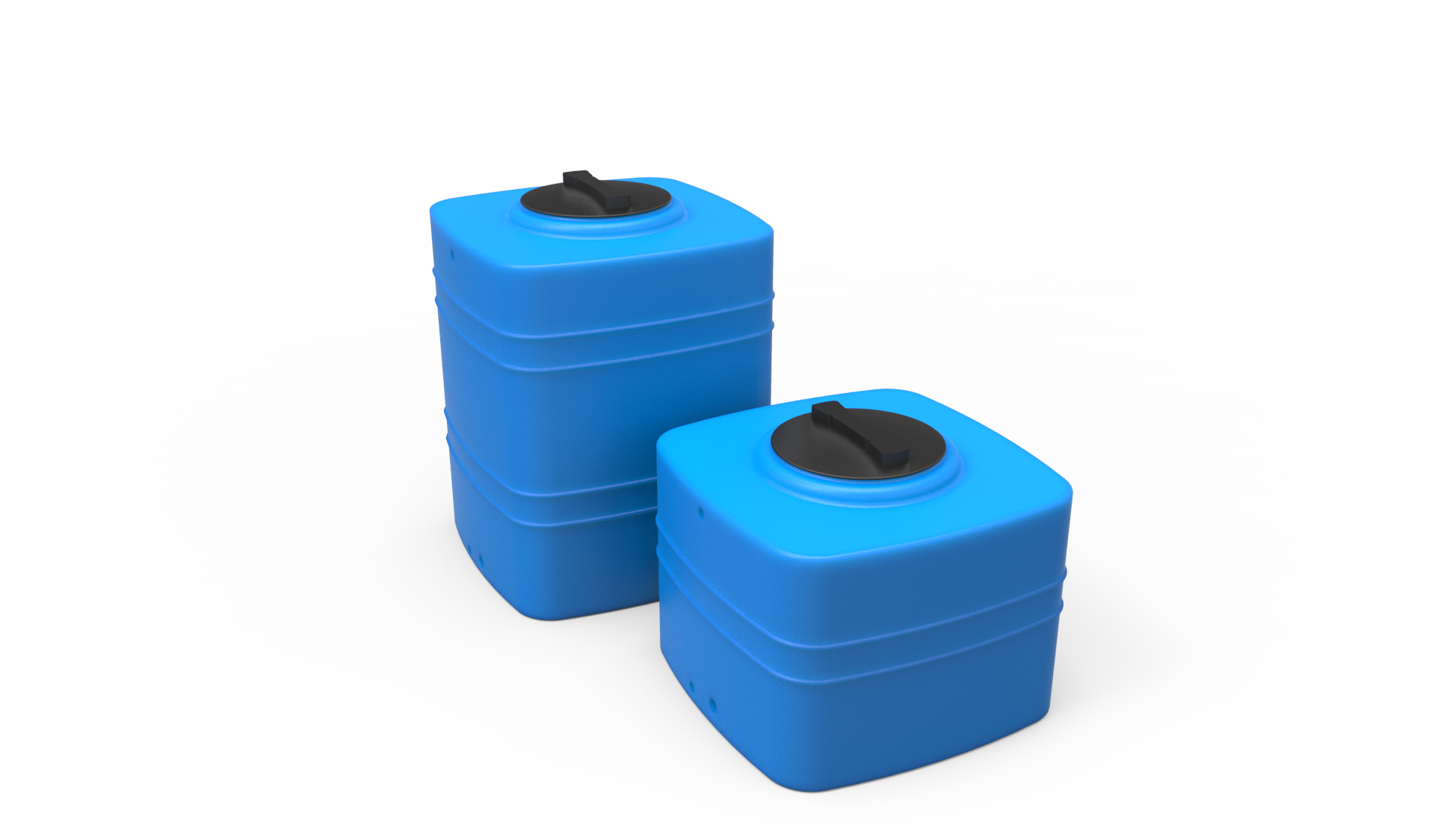 Zbiornik Cubo 300 niebieski