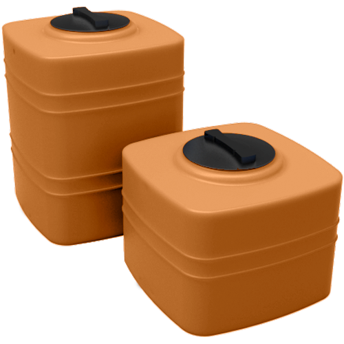 Zbiornik Cubo 300 terakota