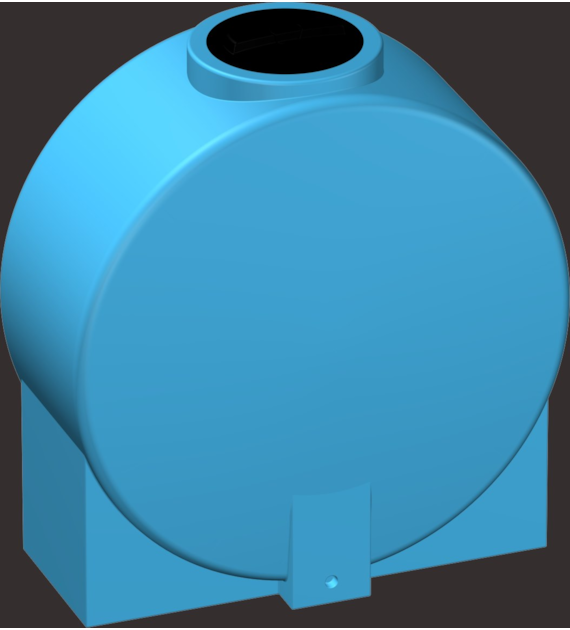 Zbiornik Snello 750 niebieski