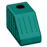 Zbiornik Sottoscala 500 zielony