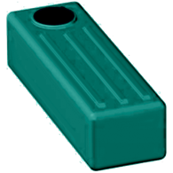 Zbiornik Sottotetto 300 zielony