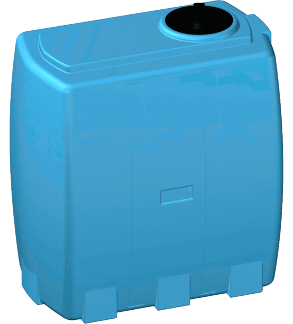 Zbiornik Valigia 500 niebieski