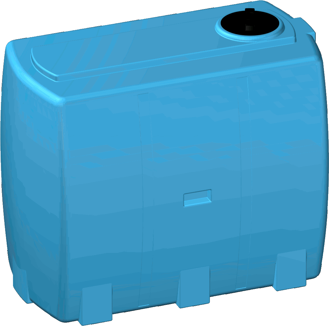 Zbiornik Valigia 1000 niebieski