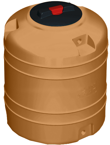 Zbiornik Verticale 50 terakota