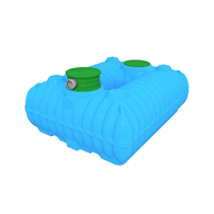 Zbiornik na deszczówkę płaski BOLT 3000 niebieski