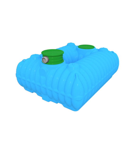 Zbiornik na deszczówkę płaski BOLT 3000 niebieski