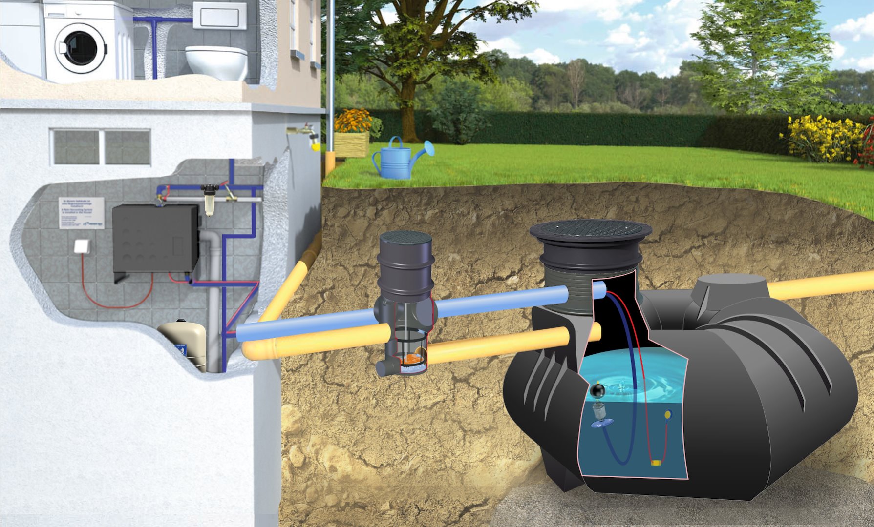 Zestaw domowo-ogrodowy STANDARD Octagon 11000 l