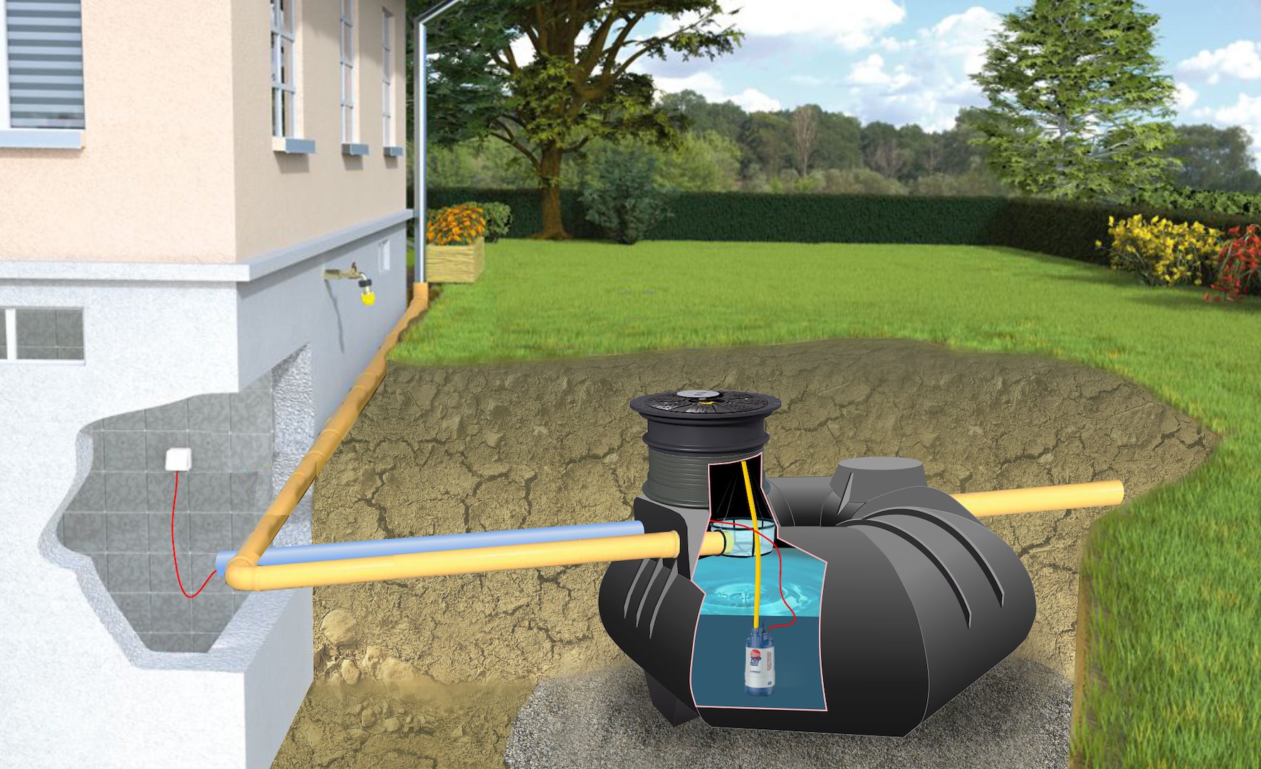 Zestaw ogrodowy STANDARD Octagon 4000L