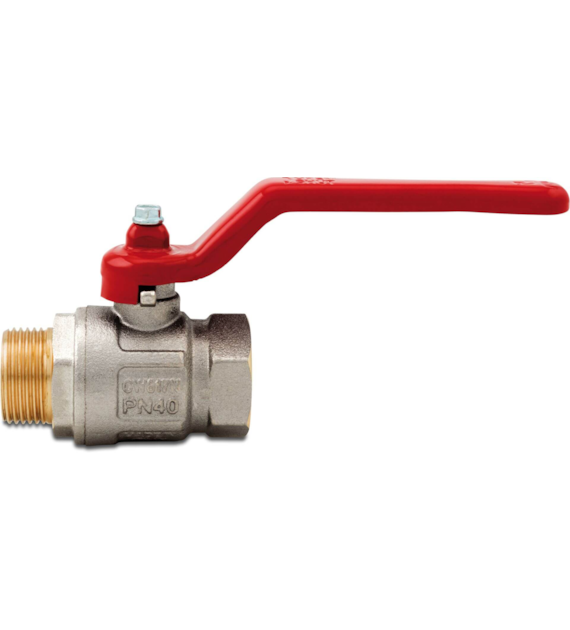 Zawór kulowy GW x GZ mosiądz 2 